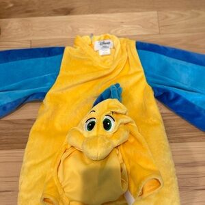 Disney Bright Yellow and Blue Plush Outfit